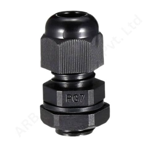 PLASTIC GLAND PG-7 BLACK (b261) - Image 2