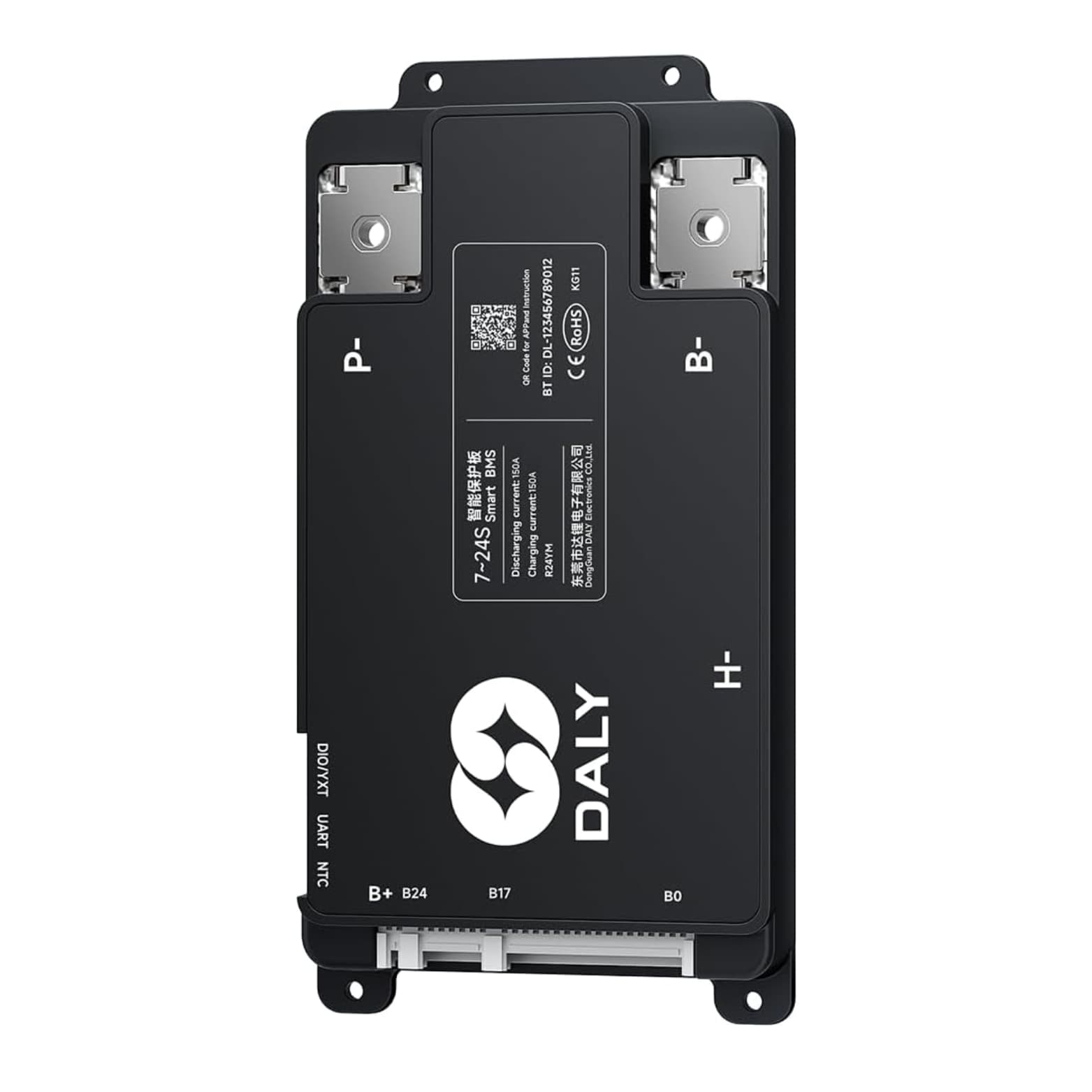 DALY BLACK SMART BMS 7-24S 150A (11736)