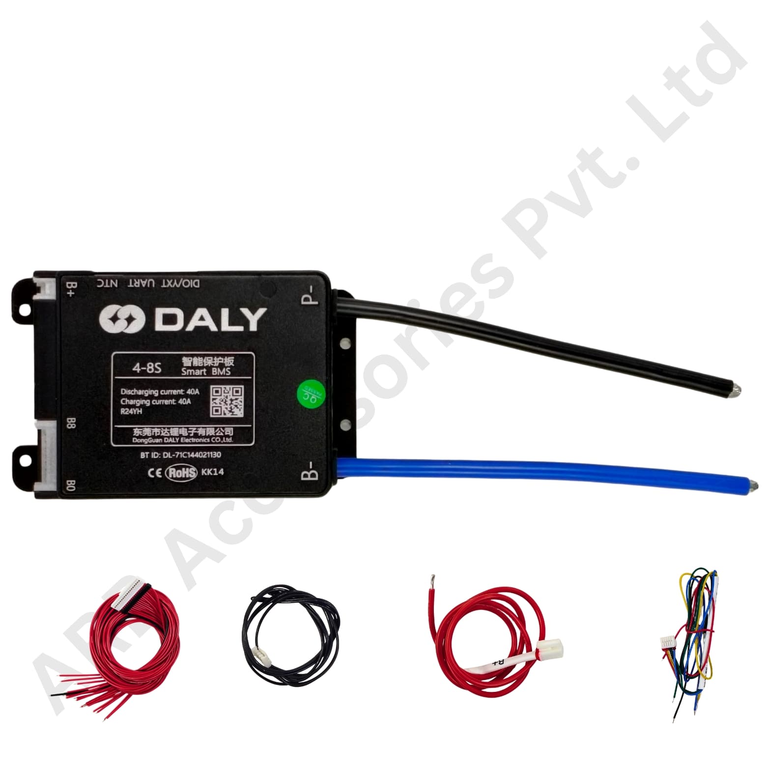 DALY BLACK SMART BMS 4-8S 40A (10652)