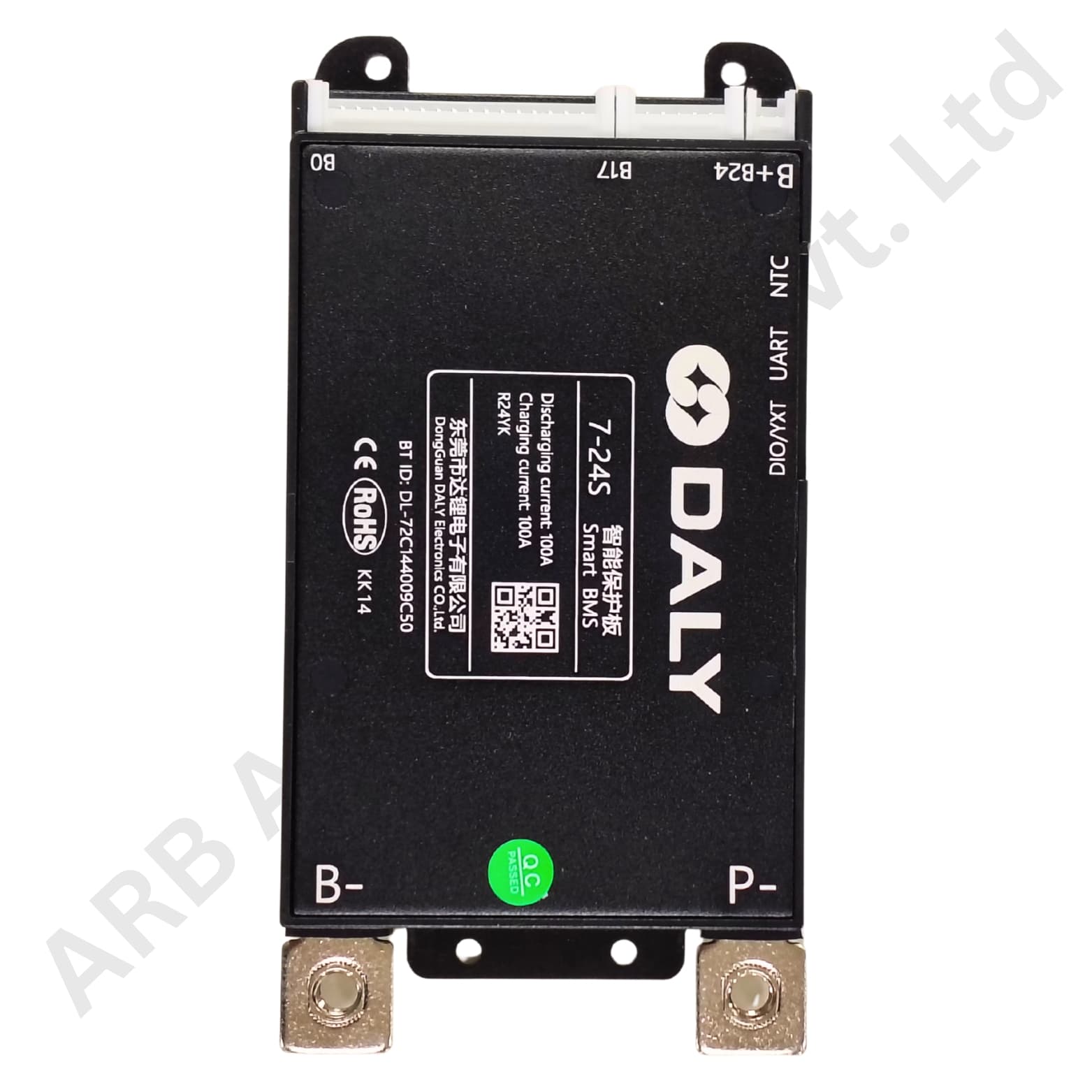 DALY BLACK SMART BMS 7-24S 100A (1065b) - Image 2