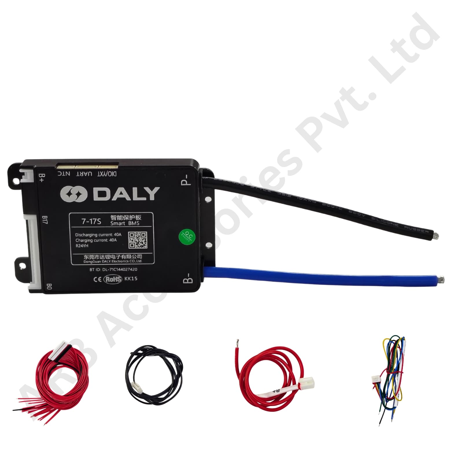 DALY BLACK SMART BMS 7-17S 40A (1064d)