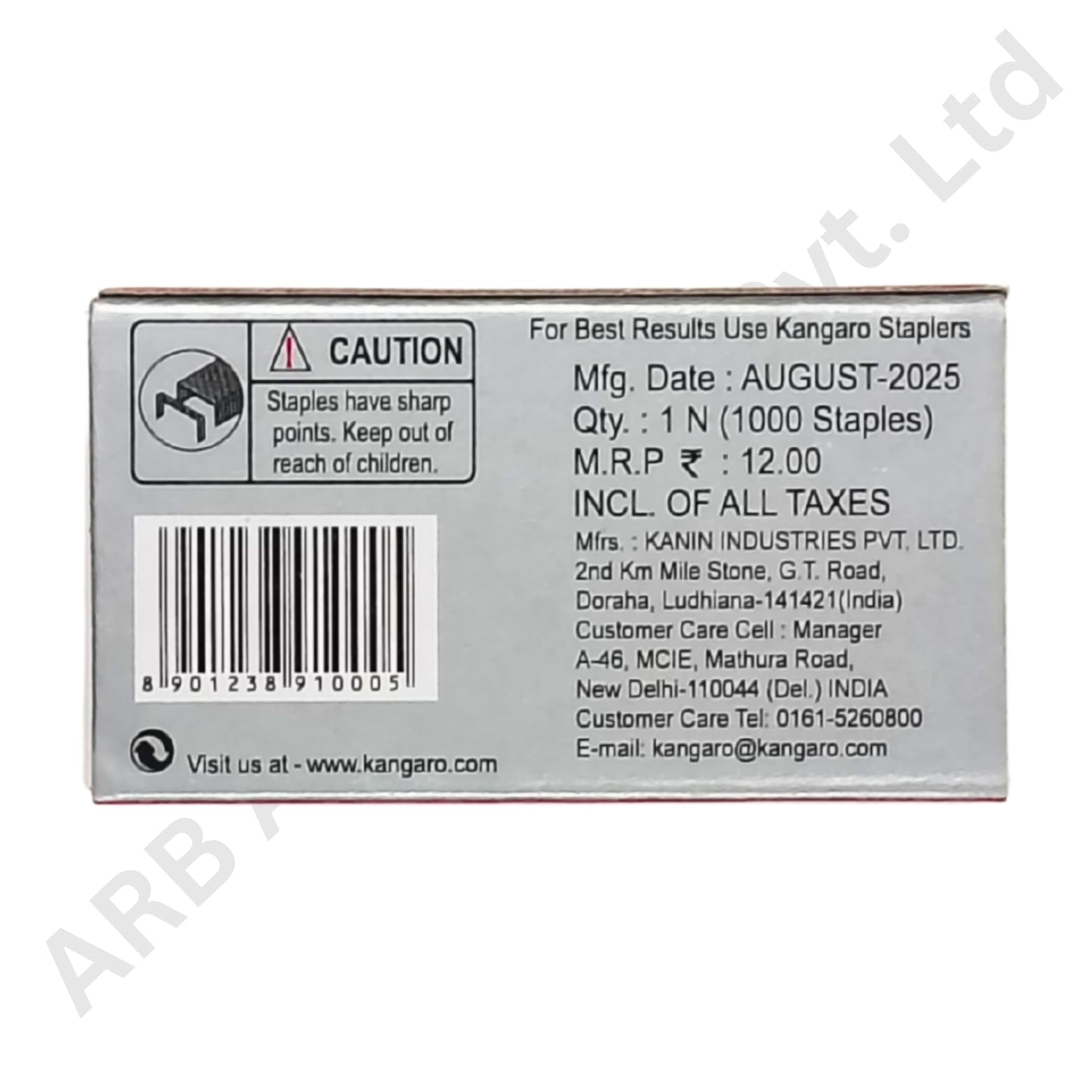 STAPLER PIN 10 NO.KANGAROO 20/12 (10cd9) - Image 3