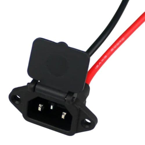 IEC MALE CONNECTER -SPRING CAP WITH 15CM 12 AWG (40a3) - Image 2