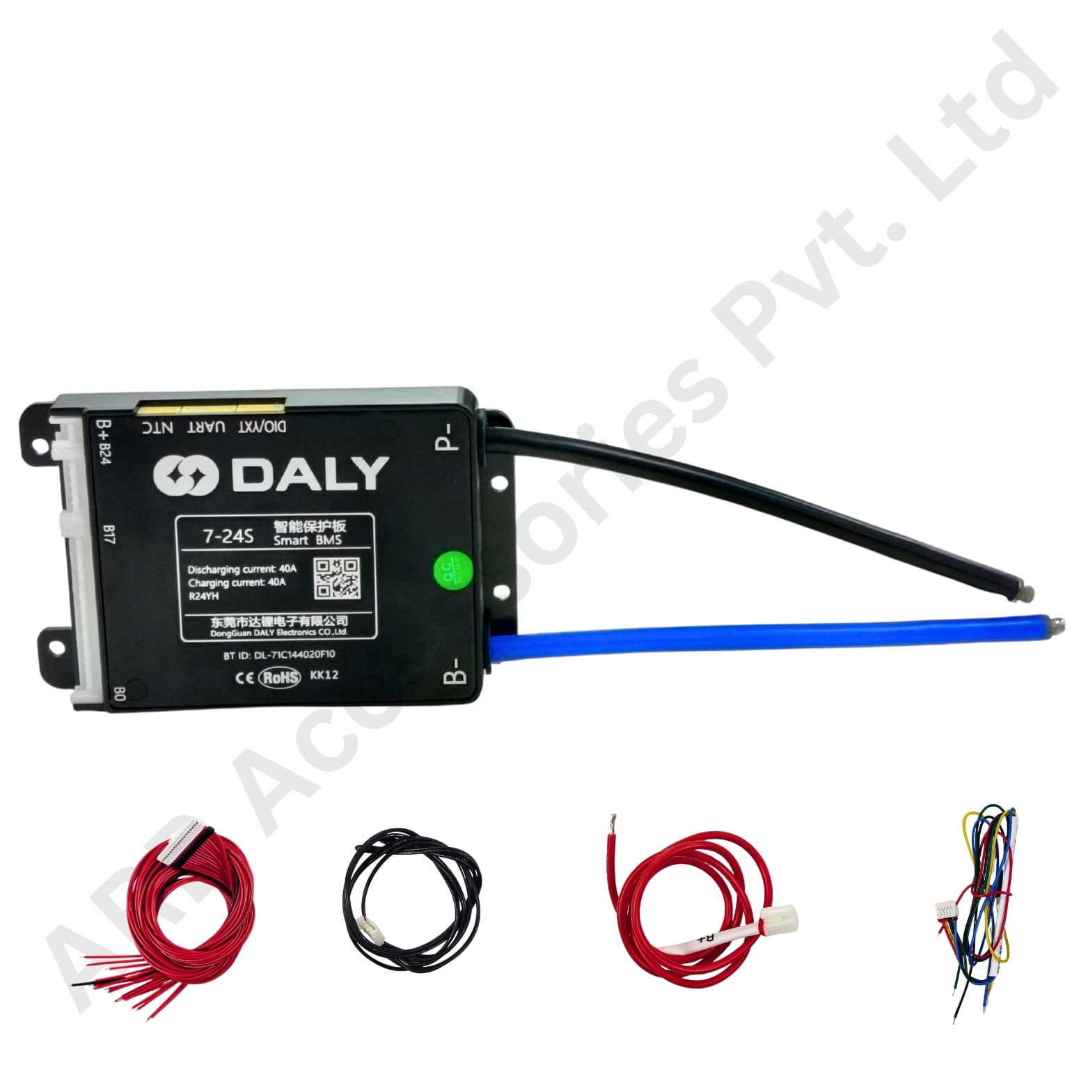 DALY BLACK SMART BMS 7-24S 40A (1065a)