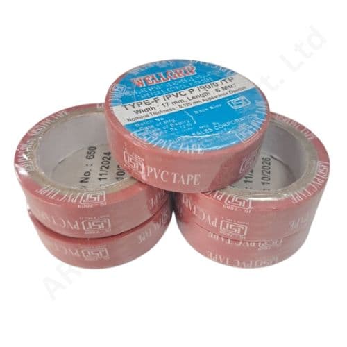 PVC TAPE (RED) 3/4''X6MTR (81a5) - Image 2