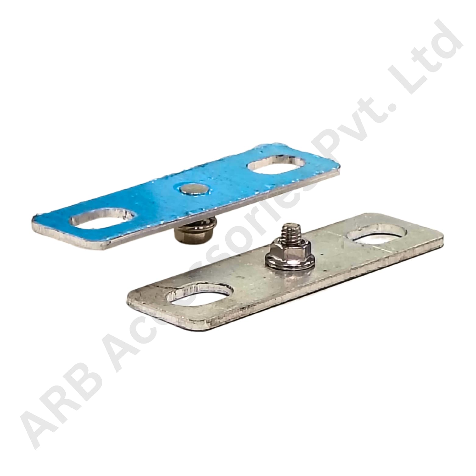 ALUMINIUM BUS BAR 70X20X2MM WITH CLINCH STUD-NUT (1067a) (10afd) - Image 3