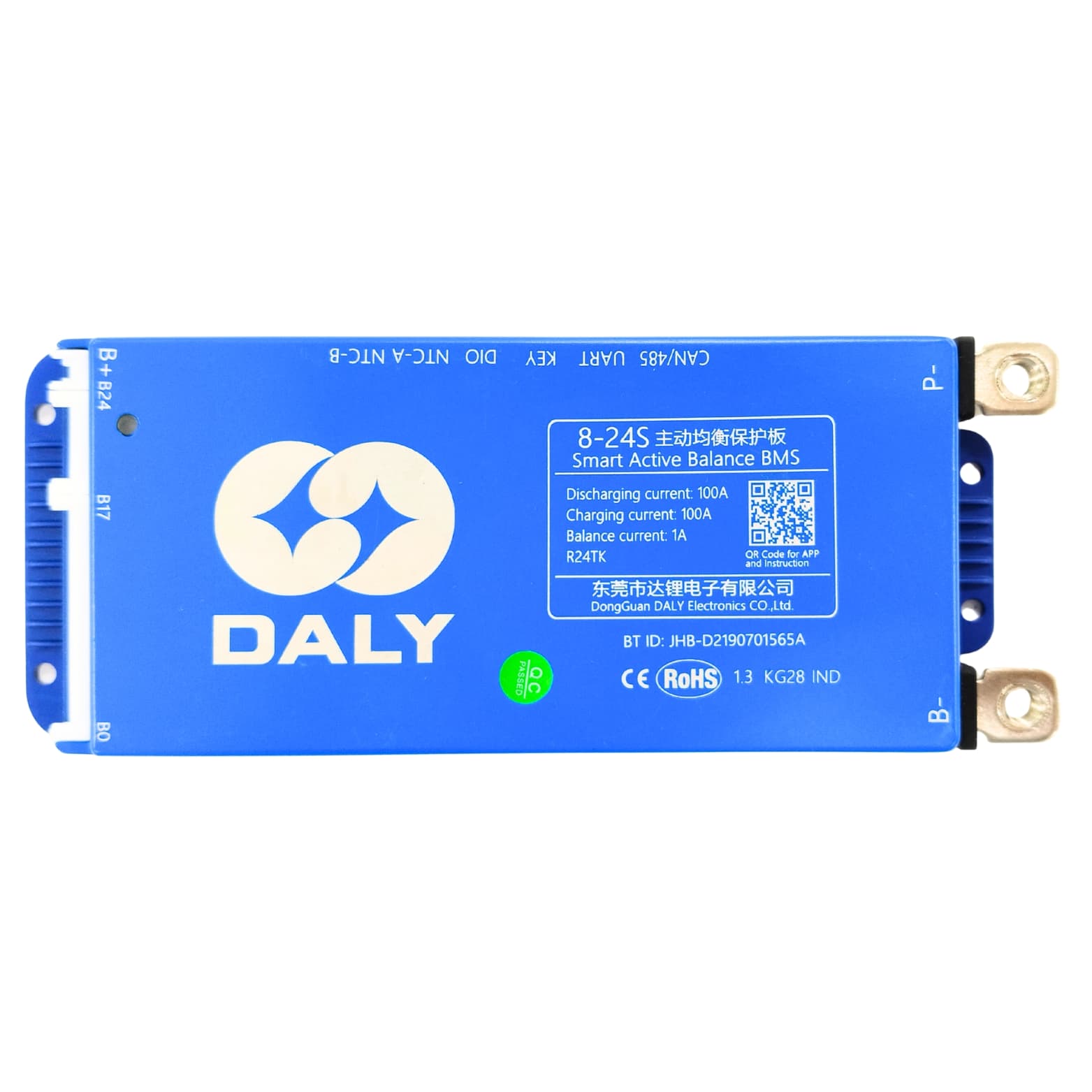 DALY(100BALANCE) SMART BMS 150A (8-24S) (11733)