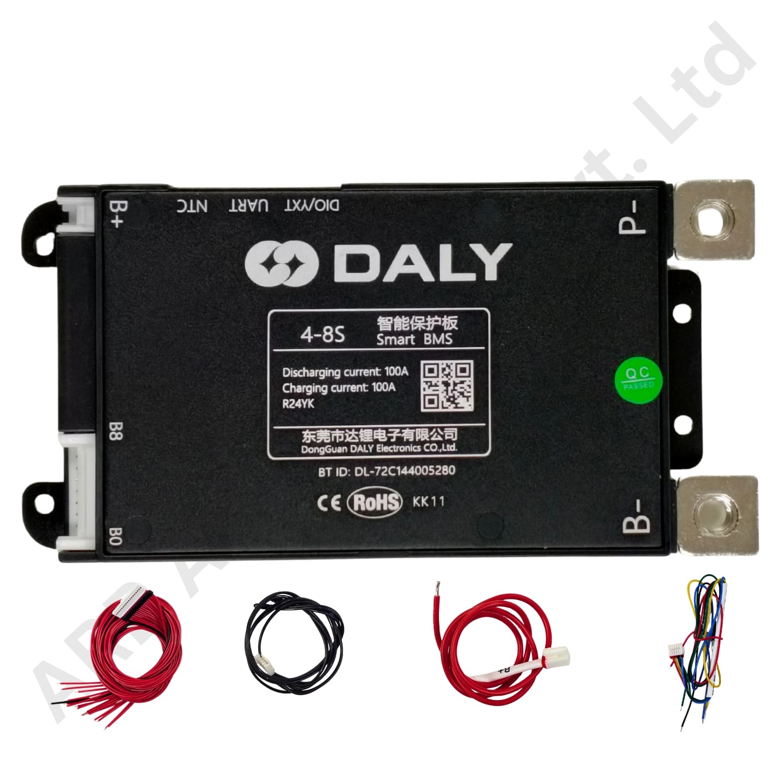 DALY BLACK SMART BMS 4-8S 100A (10657)