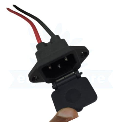 IEC MALE CONNECTER -SPRING CAP WITH 15CM 14 AWG (79d0) - Image 2