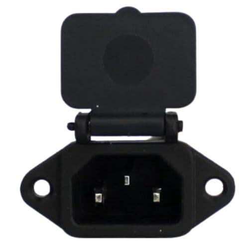 IEC SCREW MOUNT MALE CONNECTER WITH SPRING PLASTIC (113f) - Image 2