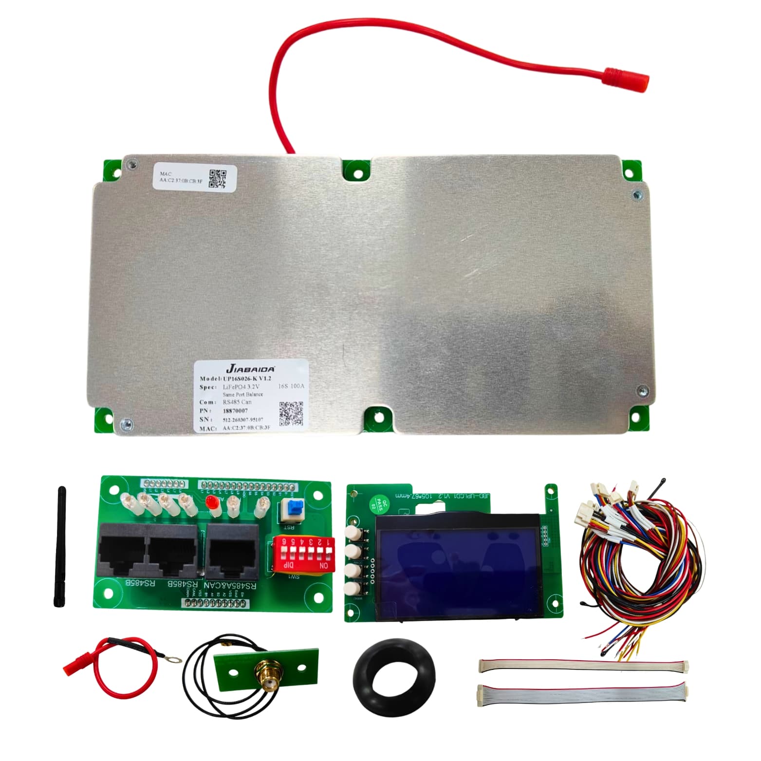 SMART ESS BMS 16S LFP 100A JBD (UP16S026) (116b9) - Image 2