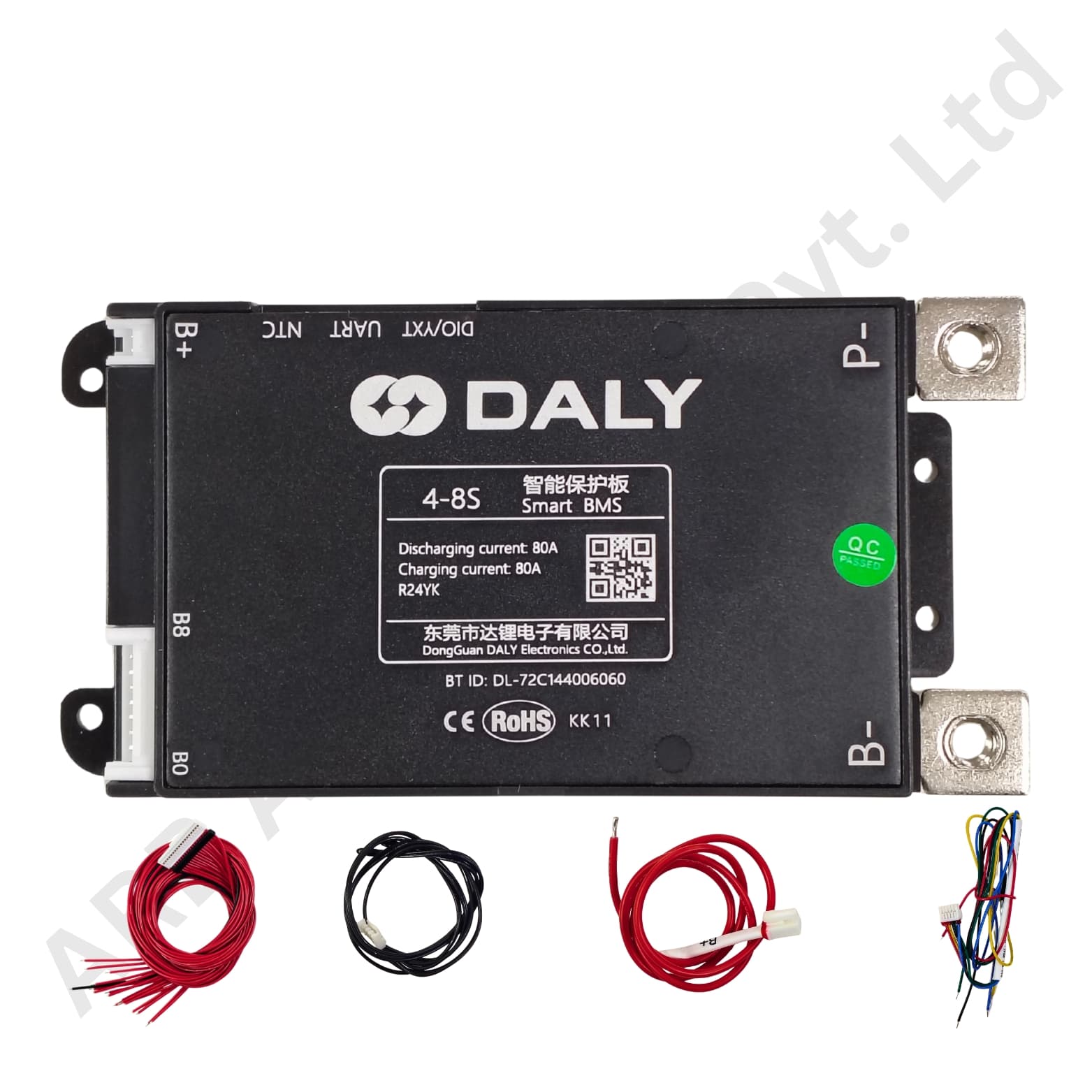 DALY BLACK SMART BMS 4-8S 80A (10656)