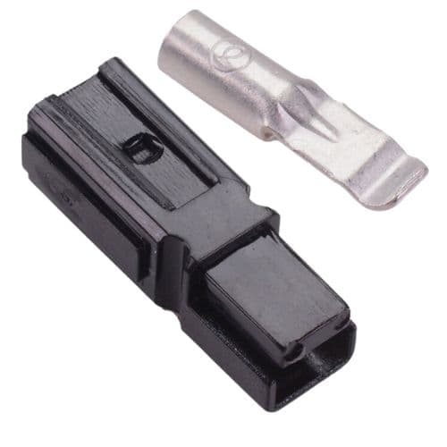 SINGLE POLE 45A CONNECTOR BLK (4546) - Image 2