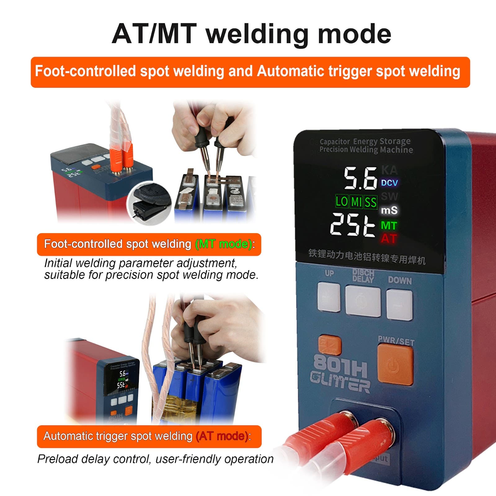 SPOT WELDING MACHINE GLITTER 801H WITH 75B (10b26) - Image 4