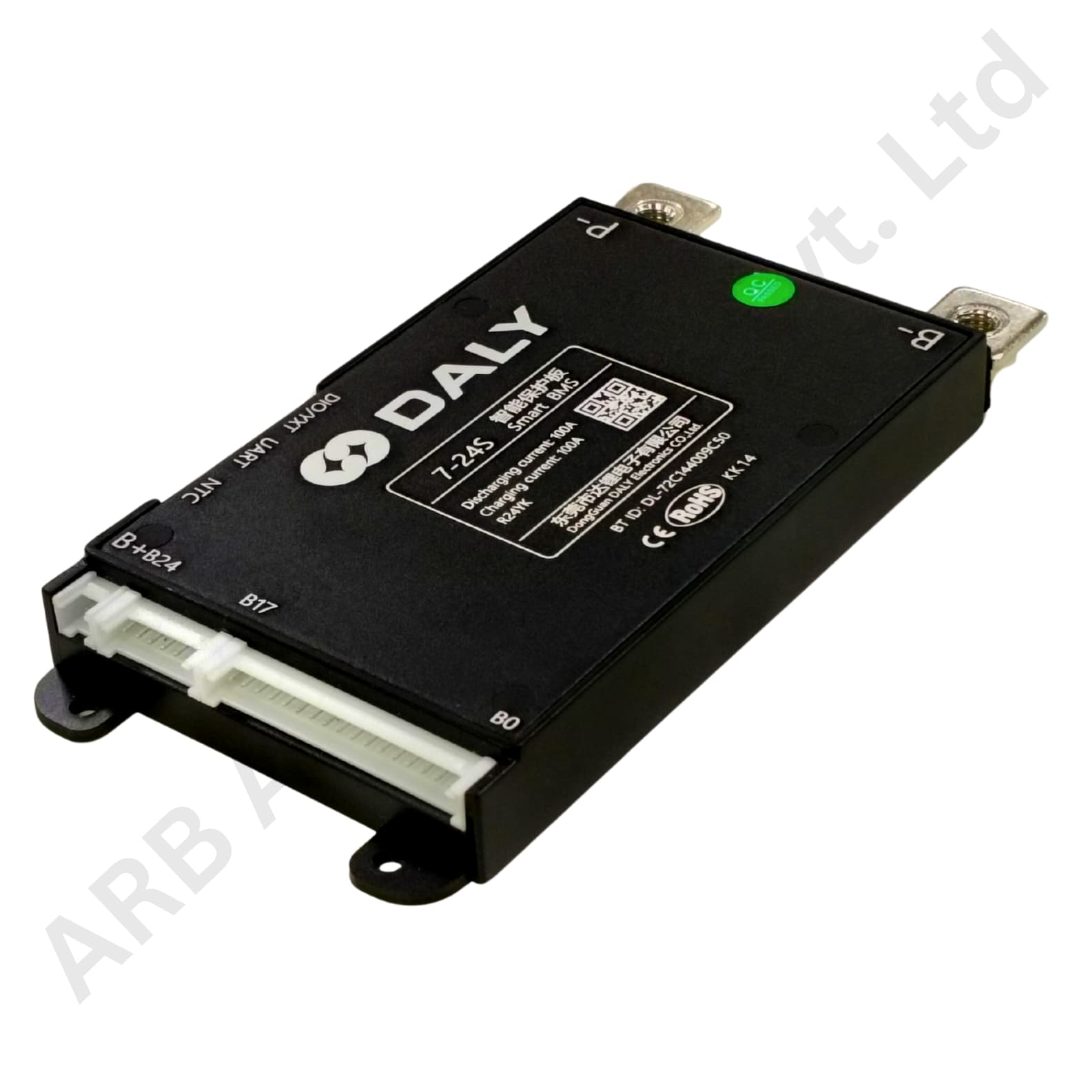DALY BLACK SMART BMS 7-24S 100A (1065b) - Image 3