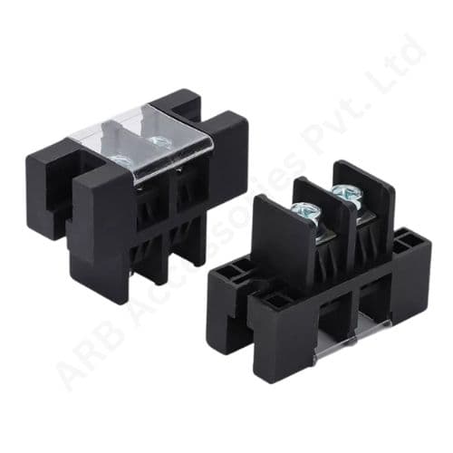 FENCE TERMINAL 100A 2IN-2OUT (BLK) (7f1e) - Image 2