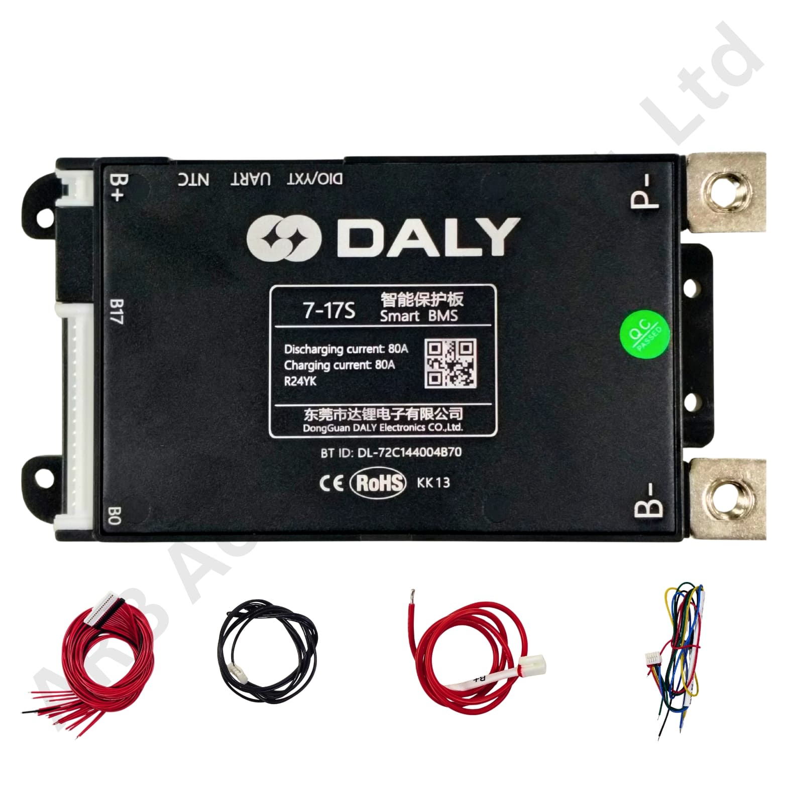 DALY BLACK SMART BMS 7-17S 80A (10651)