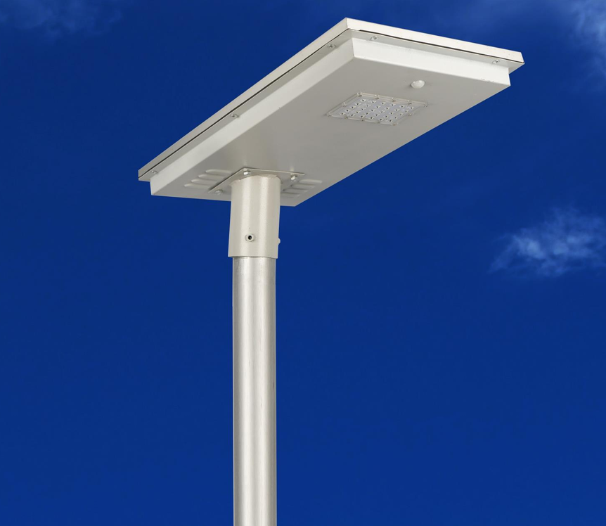 Aluminium All In One Solar Street Light Lens Model 60 Watt Light 12.8V 54Ah Battery 200W Solar Panel
