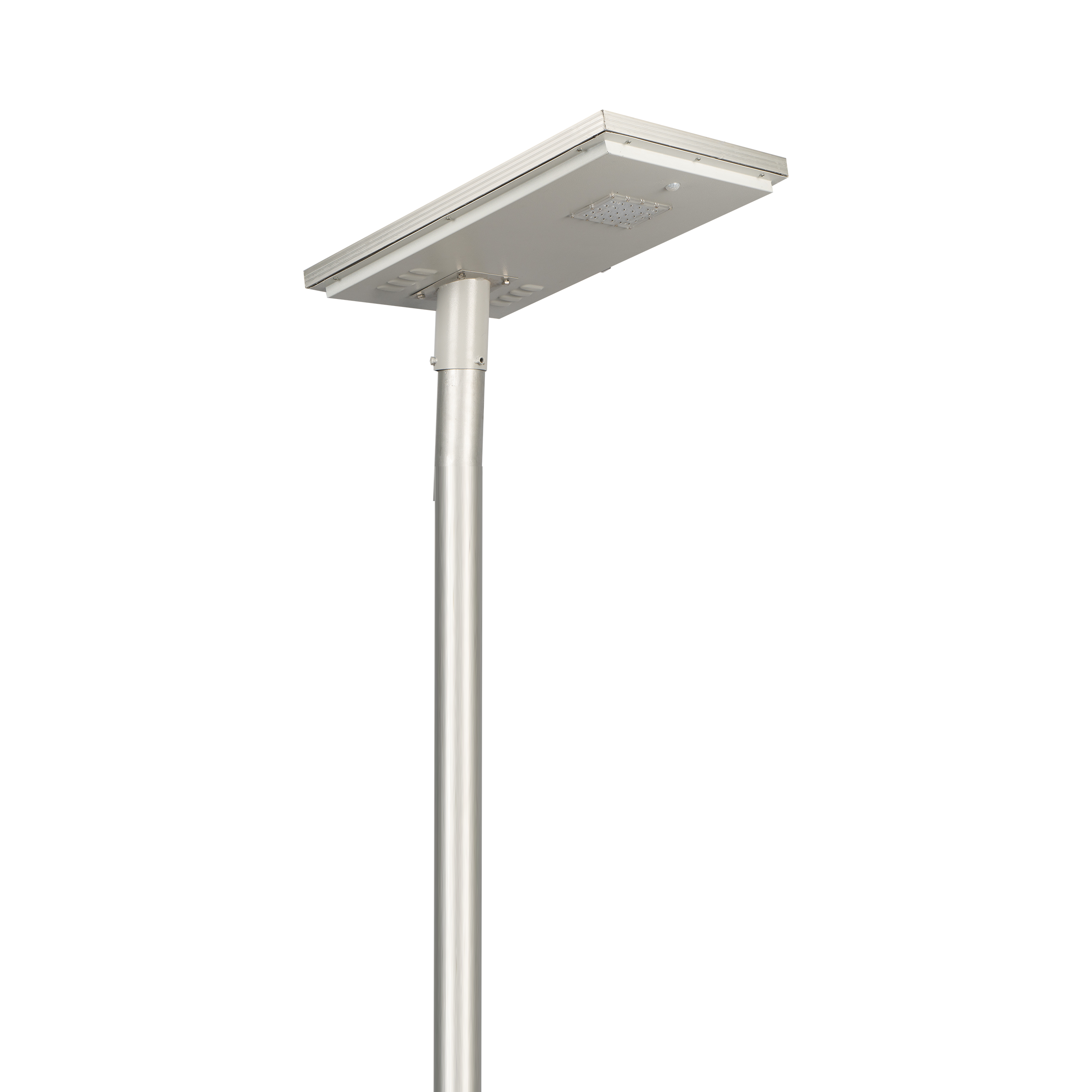 Aluminium All In One Solar Street Light Lens Model 12 Watt Light 12.8V 12Ah Battery 50W Solar Panel