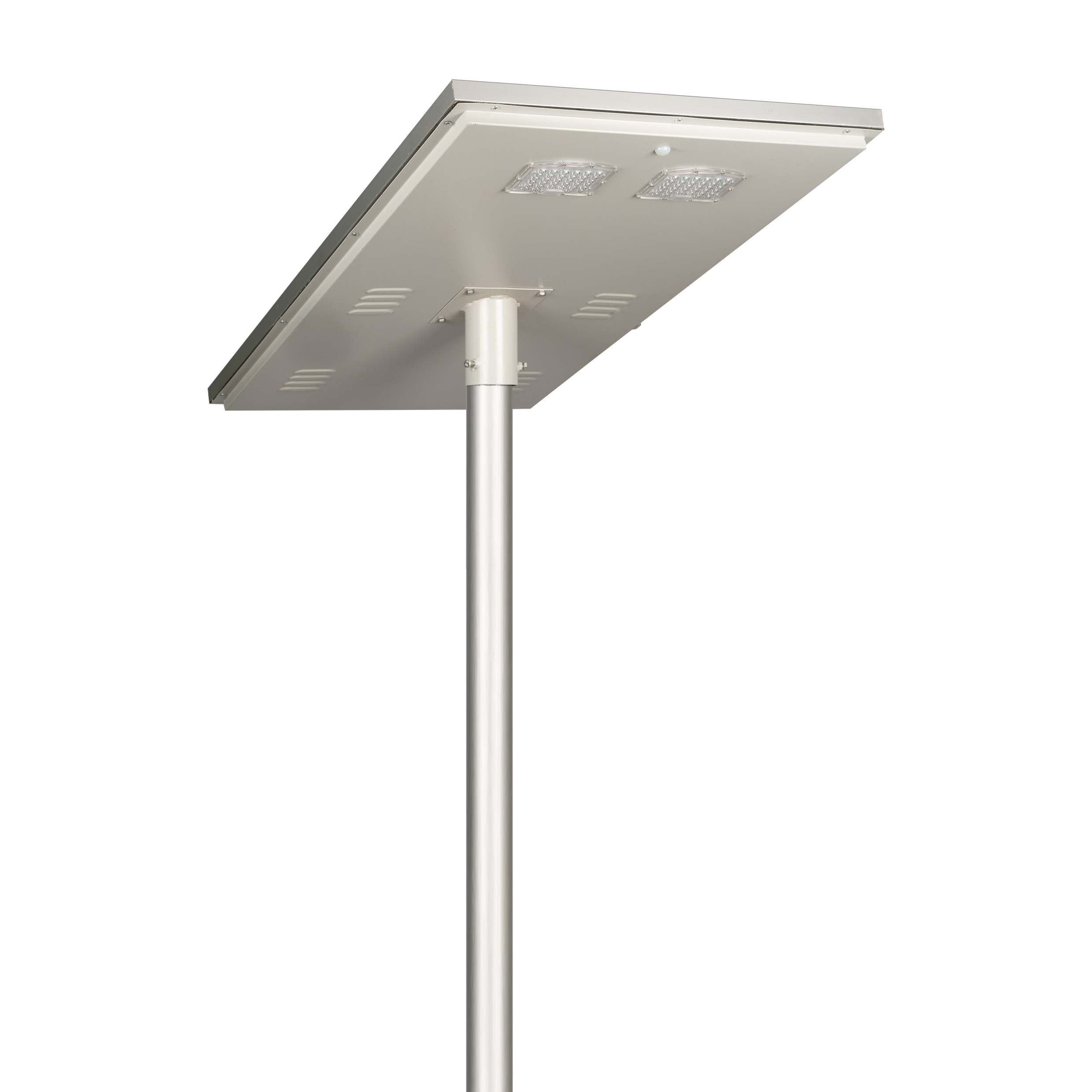 Aluminium All In One Solar Street Light Lens Model 40 Watt Light 12.8V 36Ah Battery 125W Solar Panel