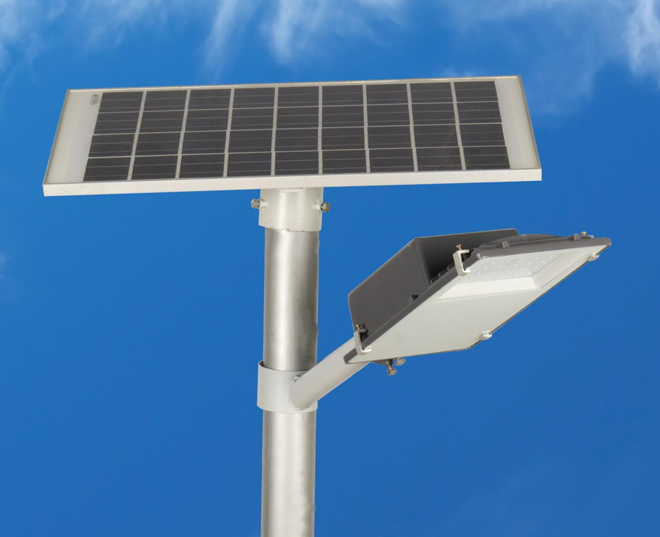 Semi Integrated Hybrid Solar Street Light Lens Model 12 Watt Light 12.8V 12Ah Battery 40W Solar Panel 3