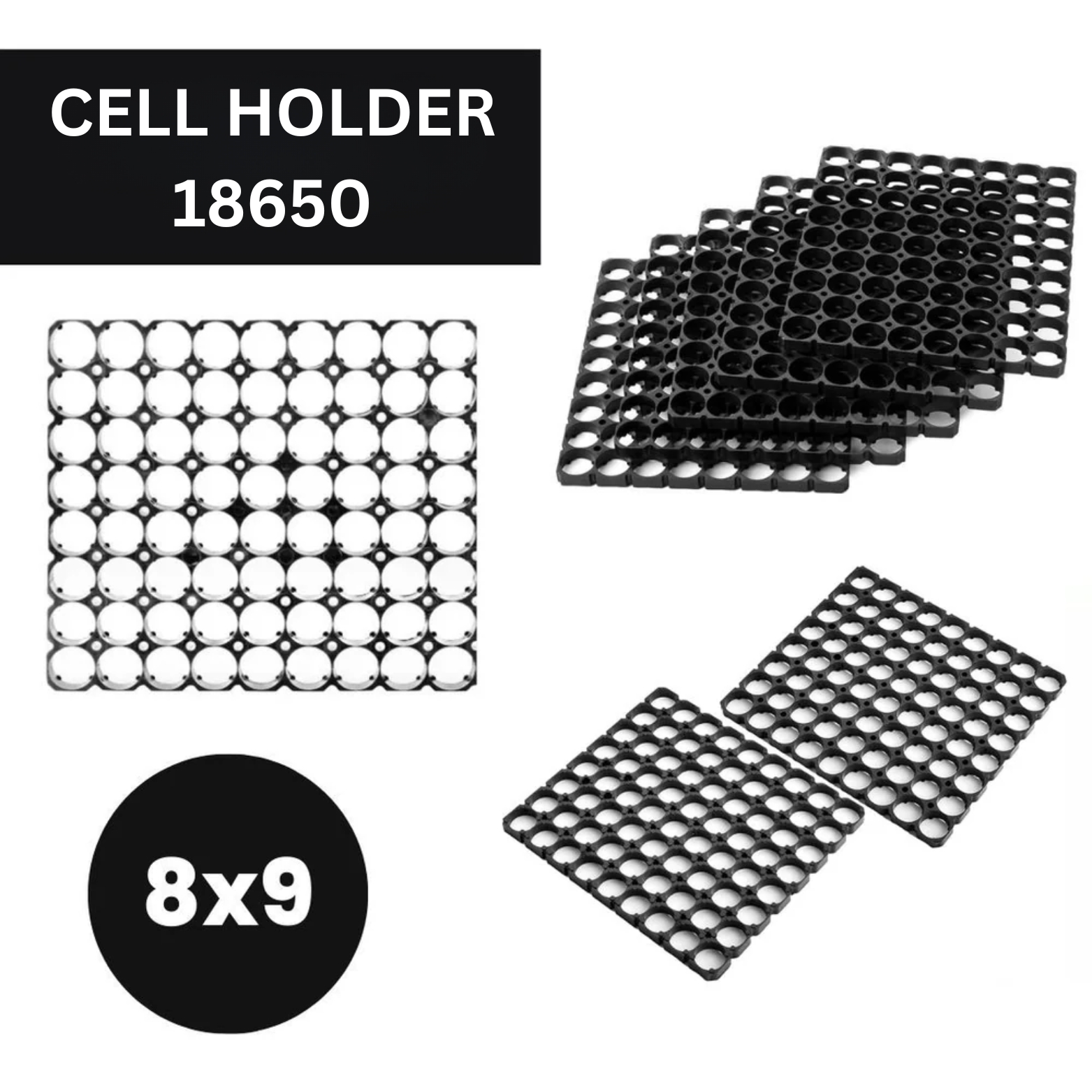 CELL HOLDER 18650(8X9) (139f) - Image 5
