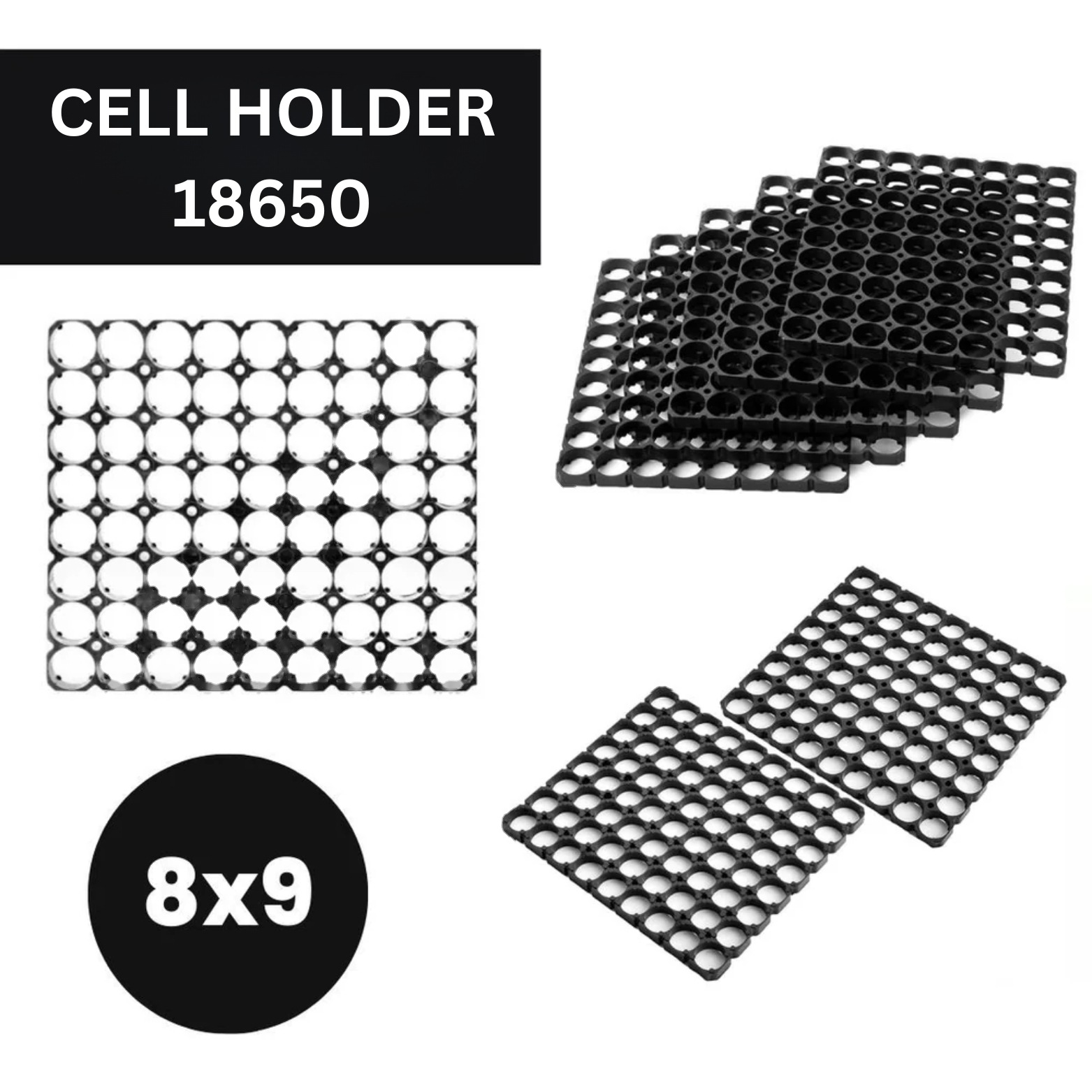 CELL HOLDER 18650(8X9) (139f) - Image 6