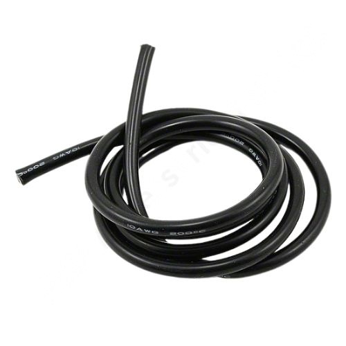 SILICONE WIRE 10AWG BLACK 5MTR EACH (6SQMM) (14d3) - Image 2