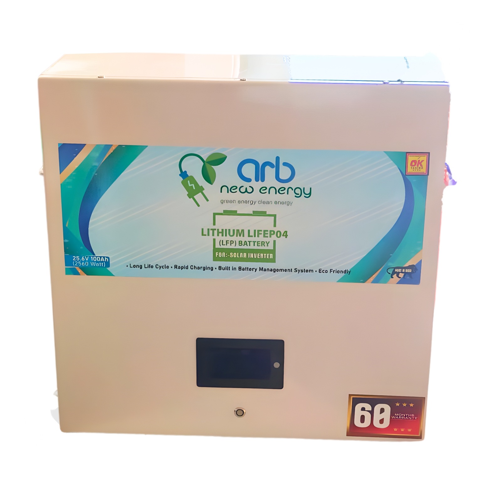 25.6V 100 Ah Ess Battrey Pack Wall Mounted (110ab) - Image 2