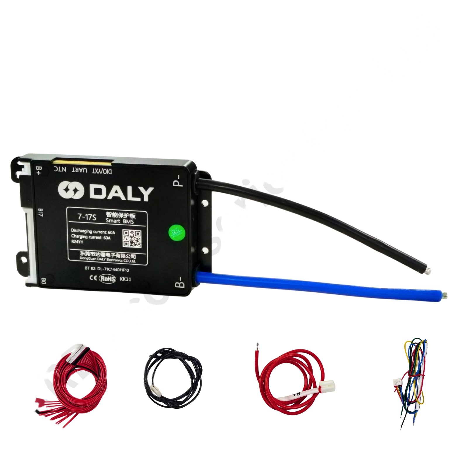 DALY BLACK SMART BMS 7-17S 60A (1064e)