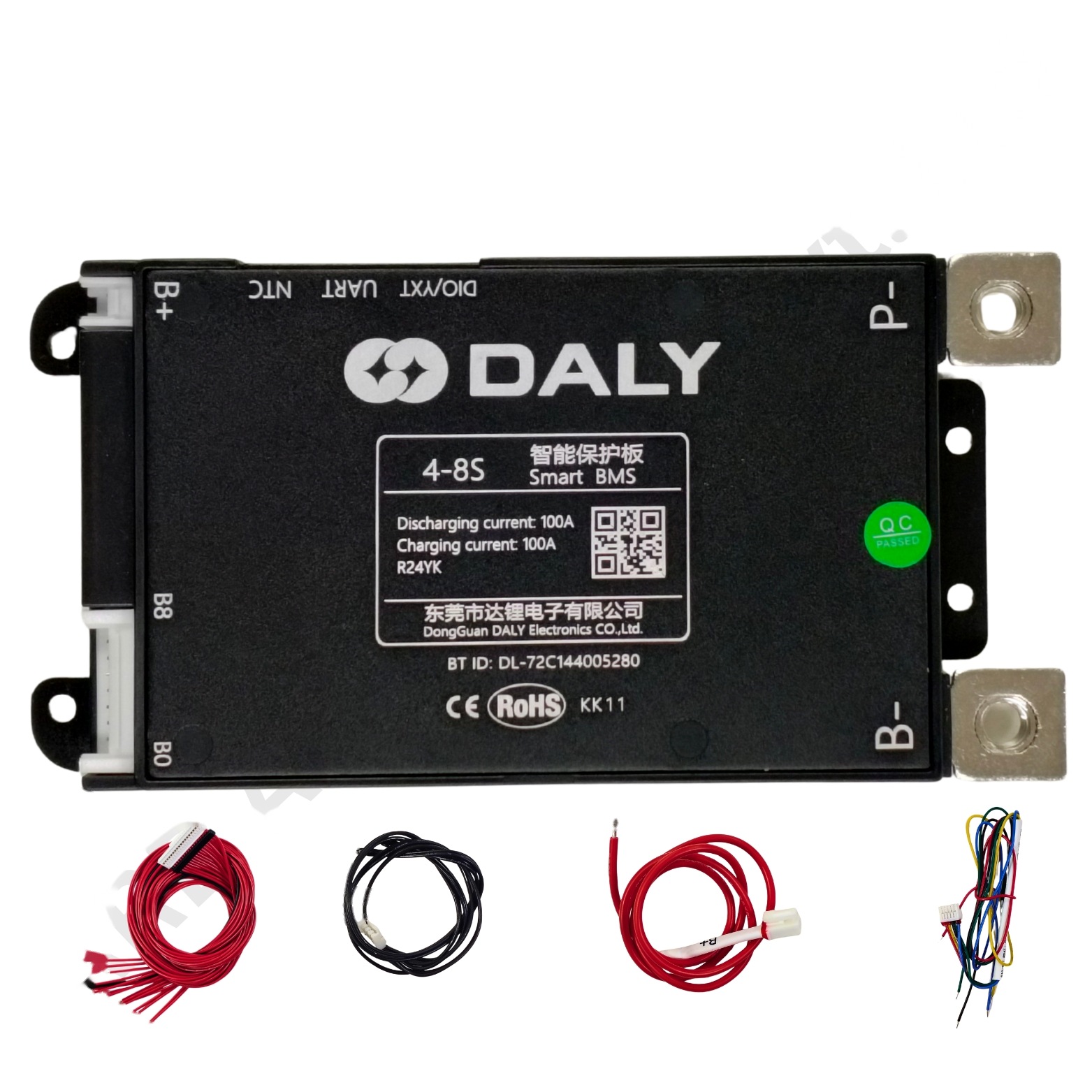 DALY BLACK SMART BMS 4-8S 100A (10657) - Image 2