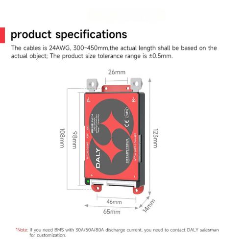 BMS LFP 24S 100A SMART CAN DALY (42f5) - Image 3