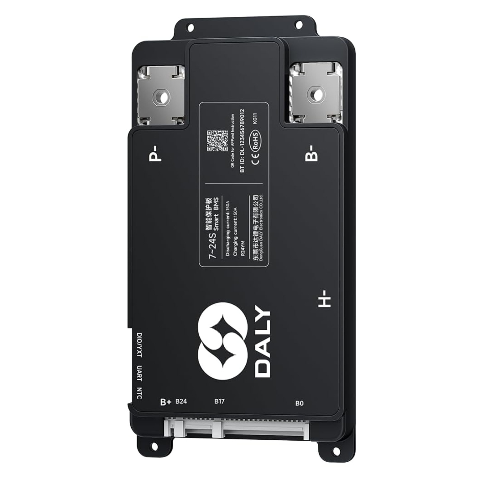 DALY BLACK SMART BMS 7-24S 200A (11737) - Image 2