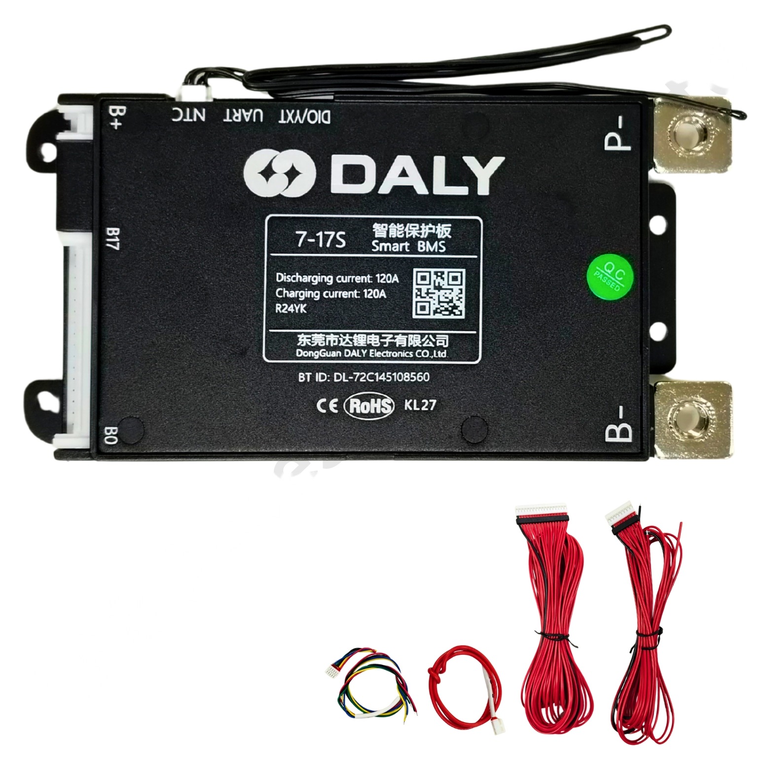 DALY BLACK SMART BMS 7-17S 120A (10da5) - Image 2