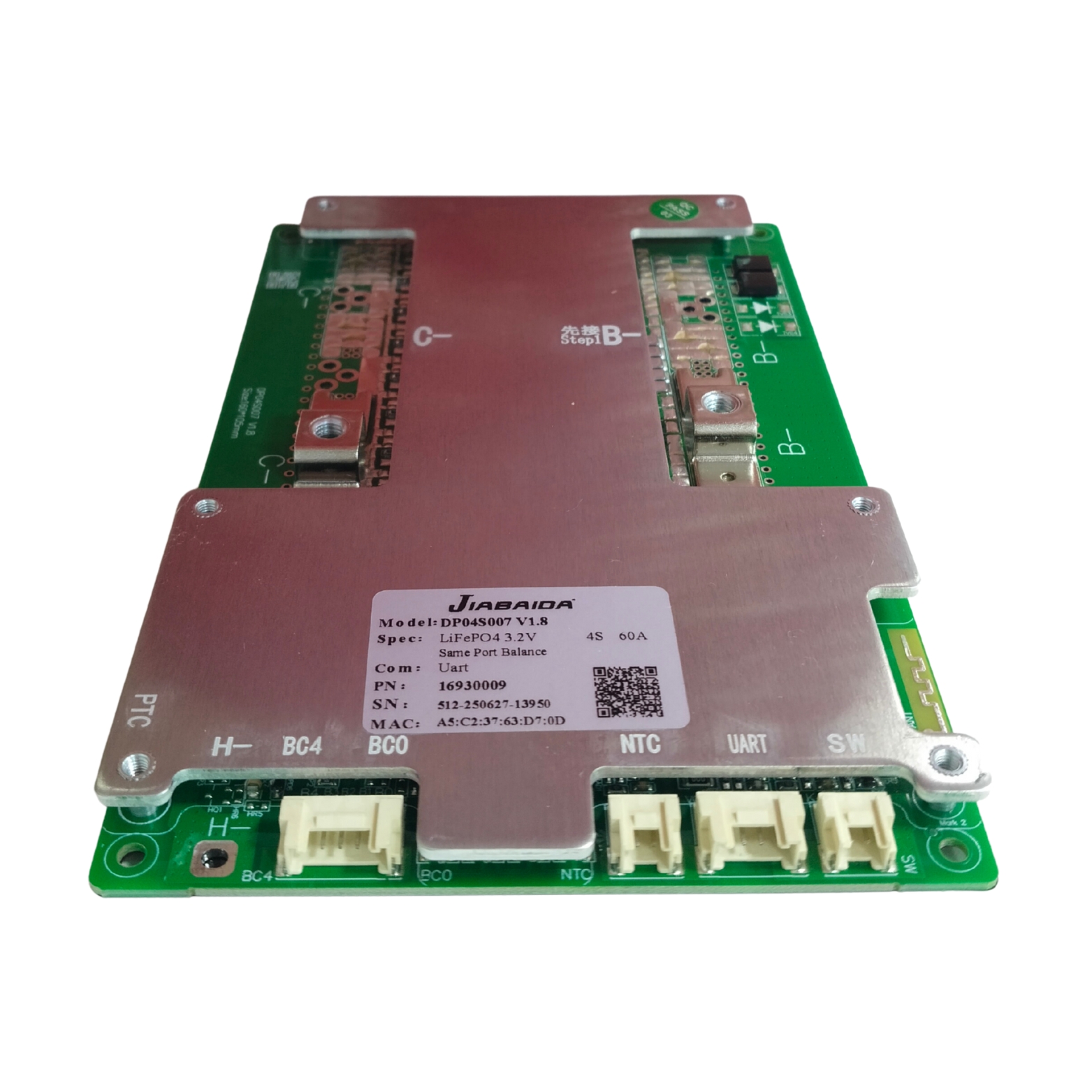 BMS 3-4S 60A SMART JBD (DP04S007) (73ba) - Image 2