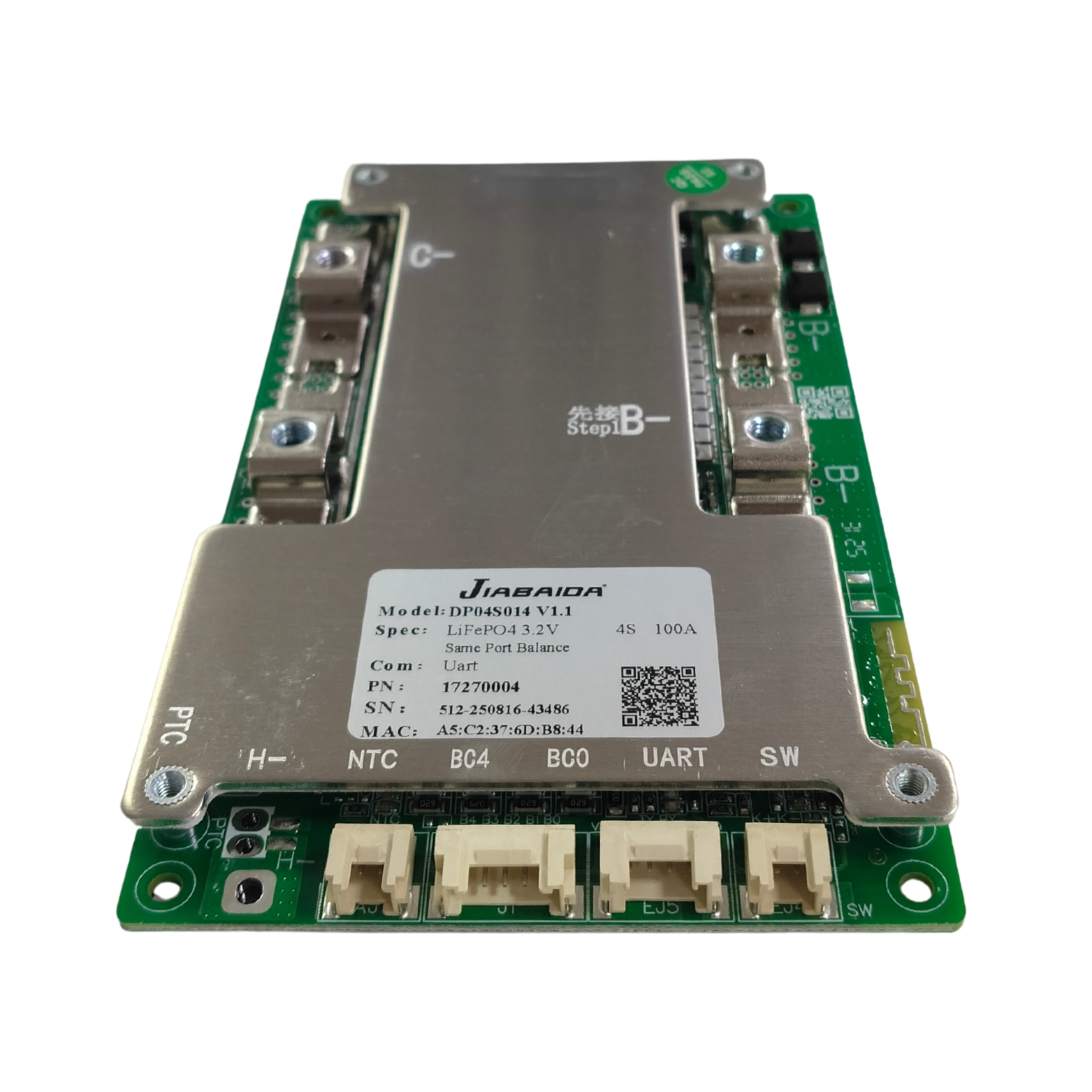 BMS 3-4S 100A SMART JBD (DP04S014) (73bb) - Image 2