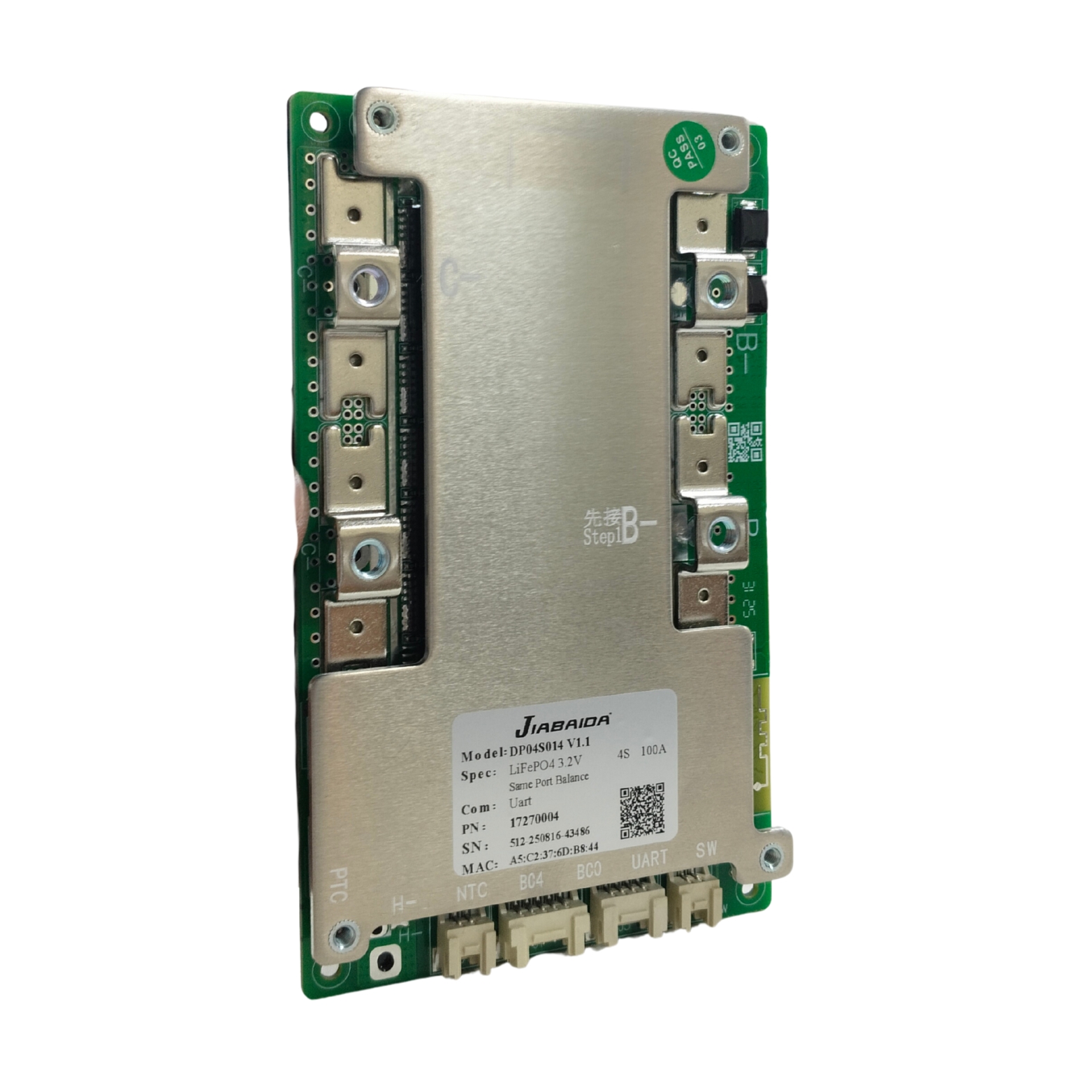 BMS 3-4S 100A SMART JBD (DP04S014) (73bb) - Image 3