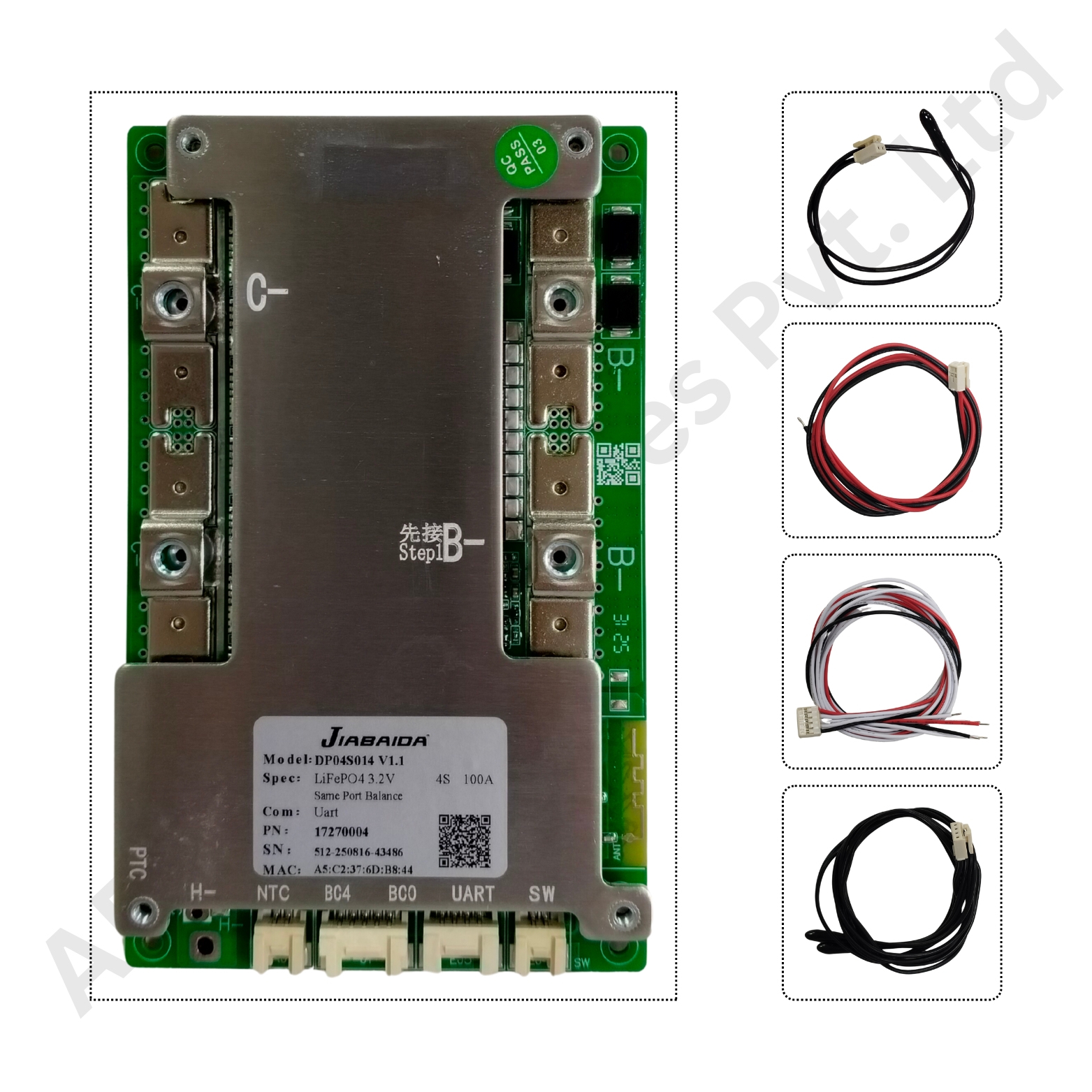 BMS 3-4S 100A SMART JBD (DP04S014) (73bb) - Image 4