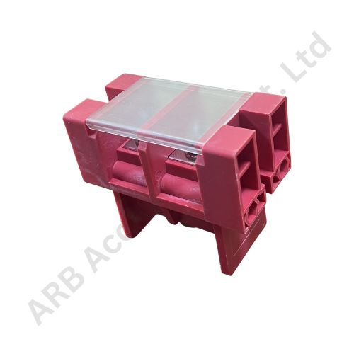 FENCE TERMINAL 100A 1IN-2OUT (RED) (7f1c) - Image 4