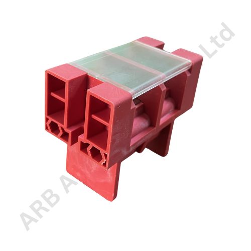 FENCE TERMINAL 100A 1IN-2OUT (RED) (7f1c) - Image 5