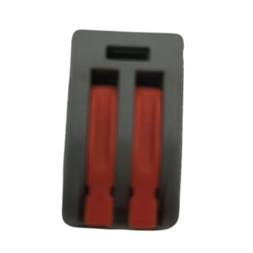 CONNECTOR WAGO 2 BUTTON (GREY) (80ed)