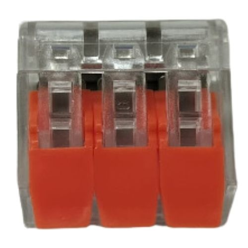 CONNECTOR WAGO 3 PIN (WHITE) (80f0) - Image 2
