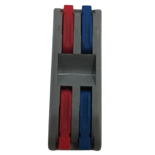 CONNECTOR WAGO 4 BUTTON (GREY) (80f1)