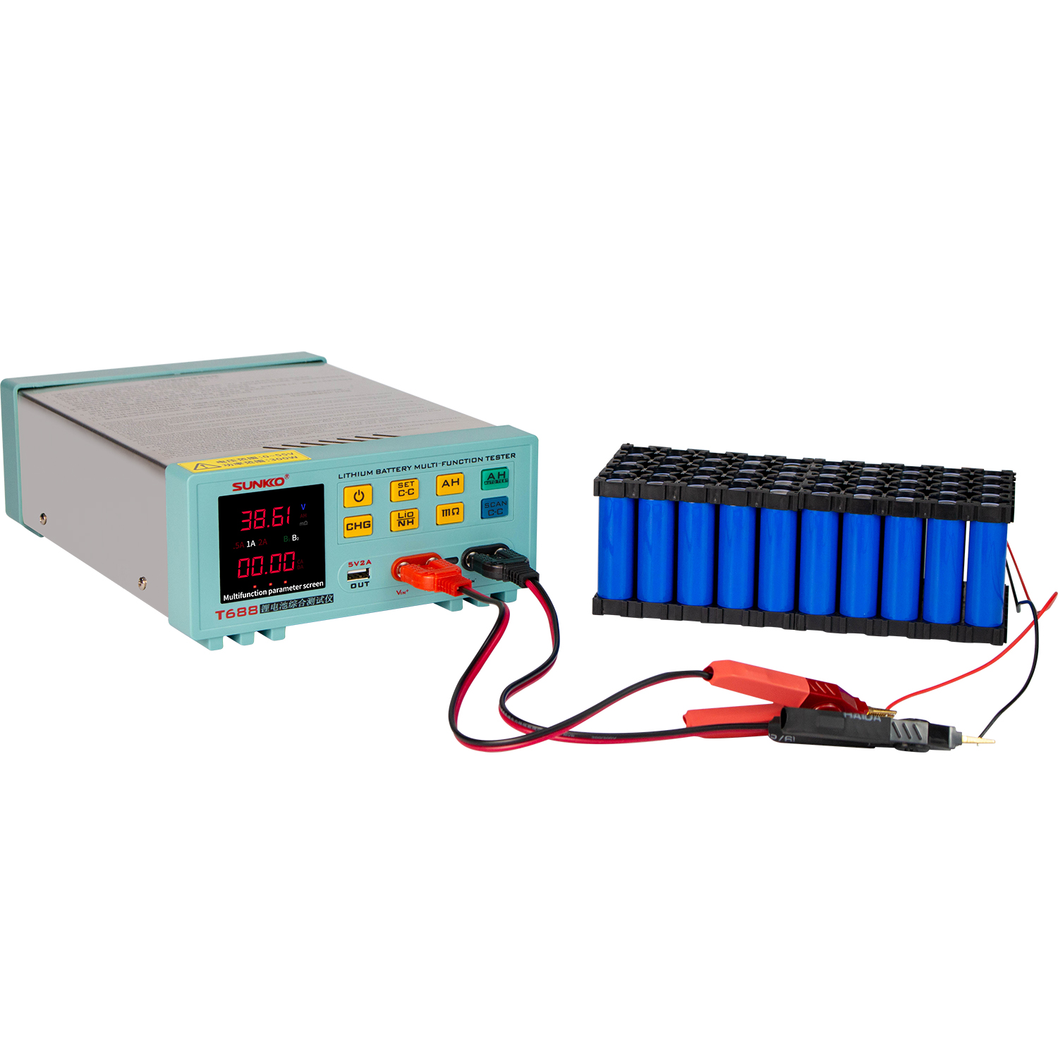 BATTERY CAPACITY TESTER SUNKKO T-688 (84V) (811b) - Image 3