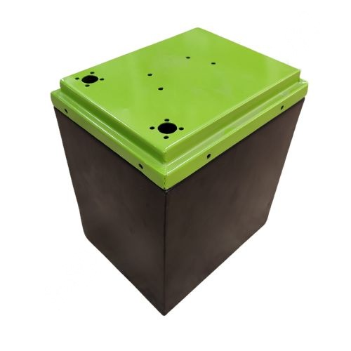 METAL BOX Green (240x190x290mm) (834e)