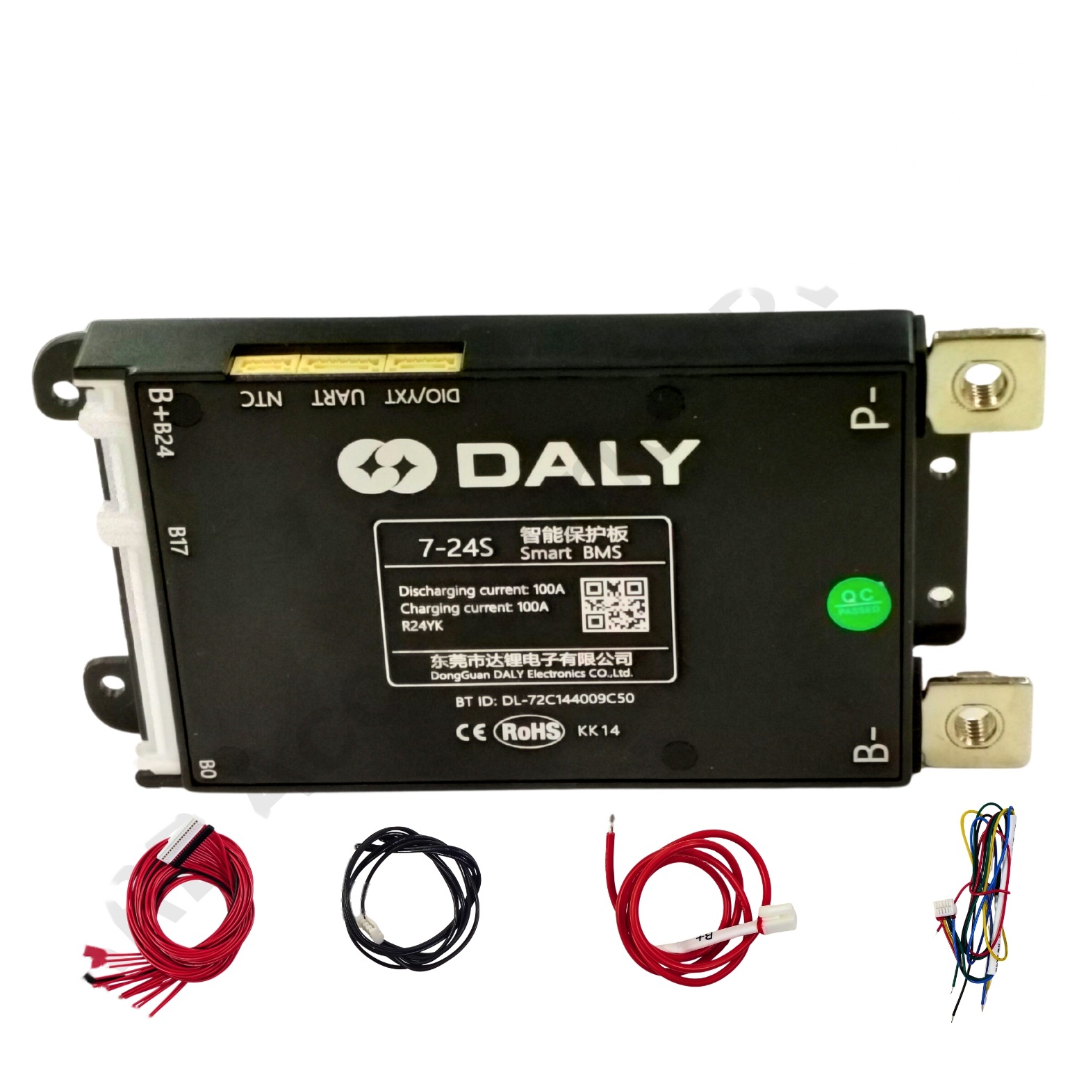 DALY BLACK SMART BMS 7-24S 100A (1065b) - Image 2
