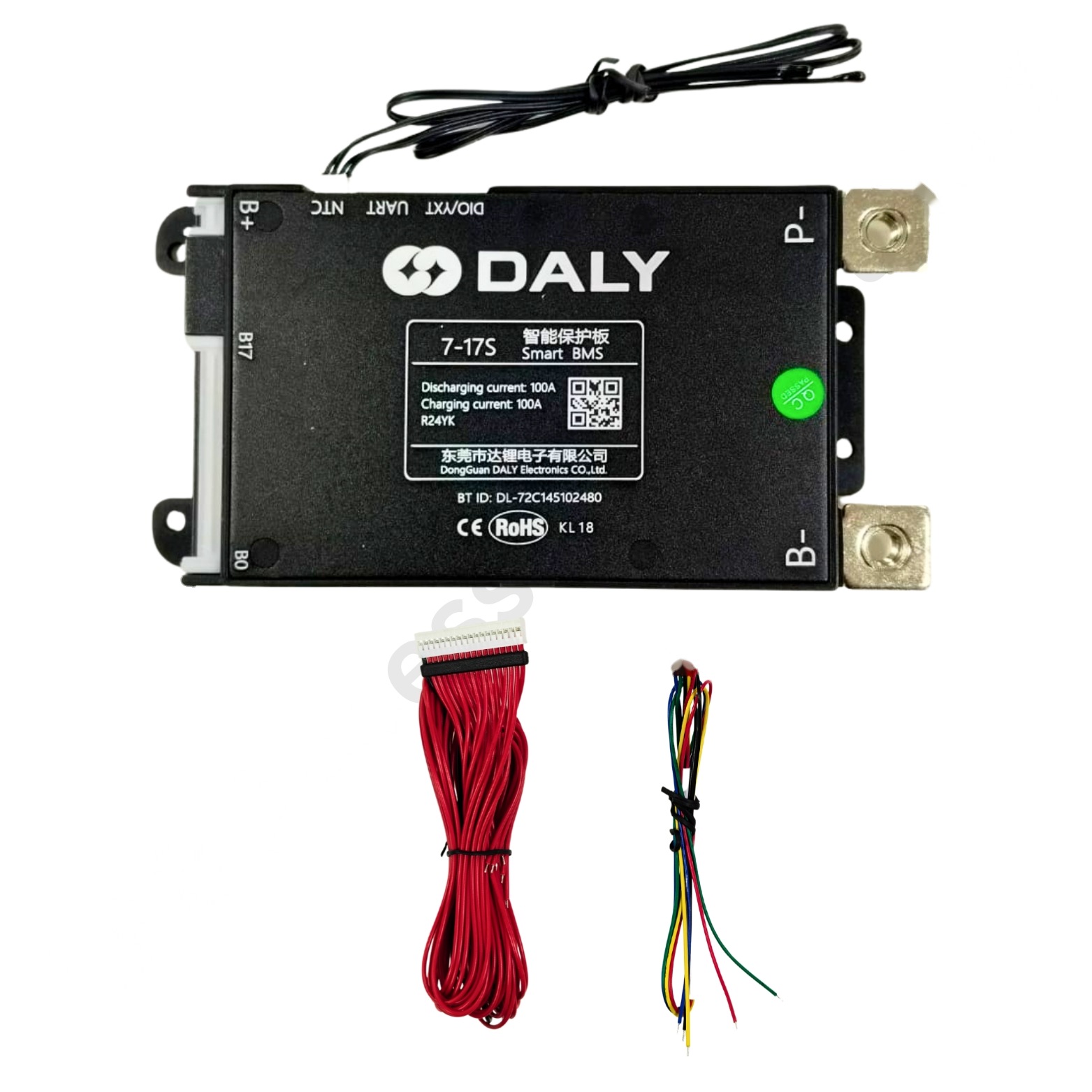 DALY BLACK SMART BMS 7-17S 100A (10b82)