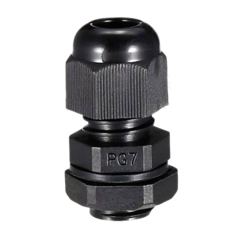 PLASTIC GLAND PG-7 BLACK (b261) - Image 2