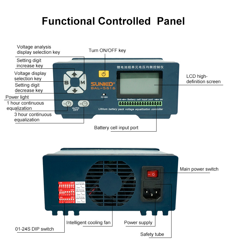 ACTIVE BALANCER T8616 SUNKKO (8A 2-16S) (b30e) - Image 4