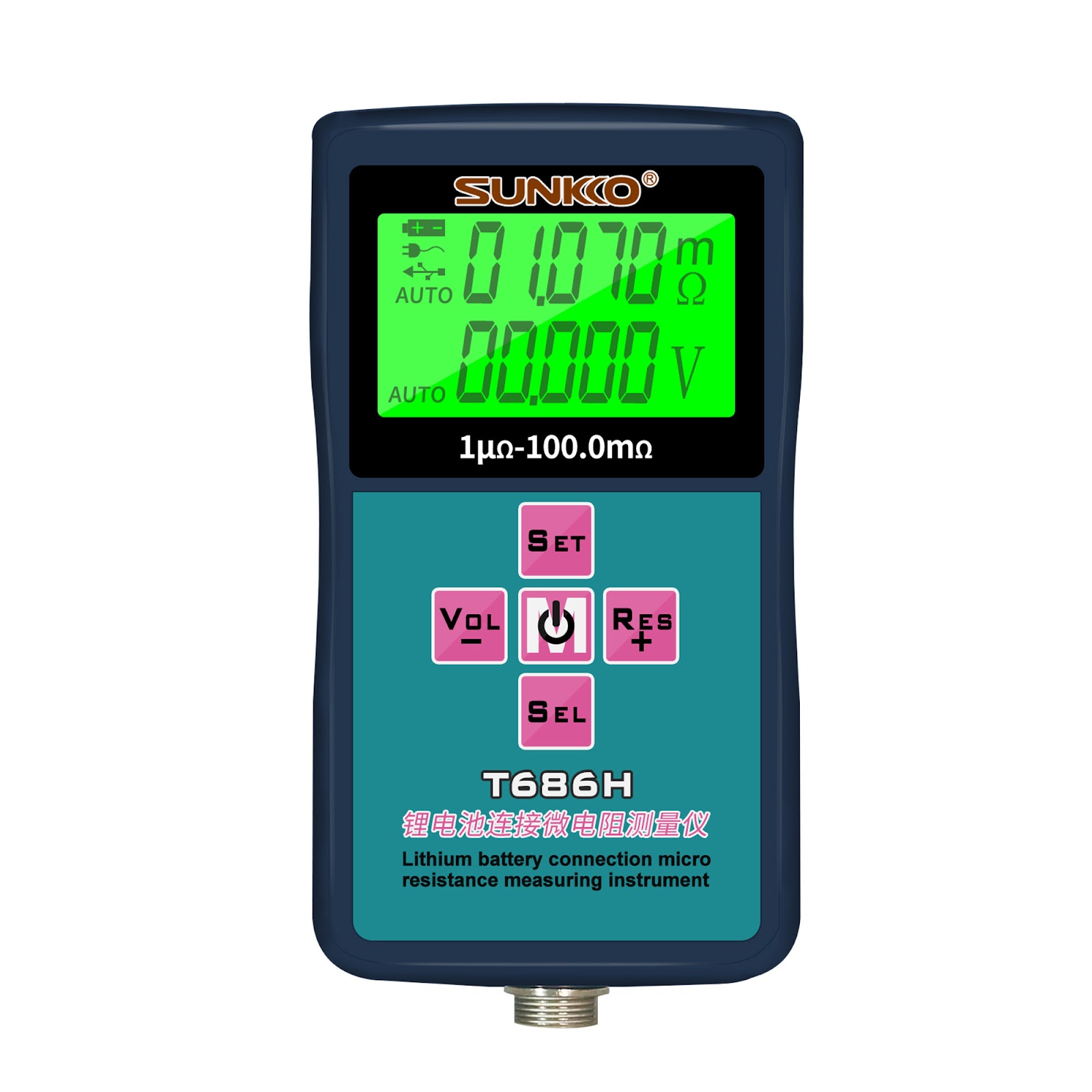 INTERNAL RESISTANCE TESTER SUNKKO T686H (b30f) - Image 2